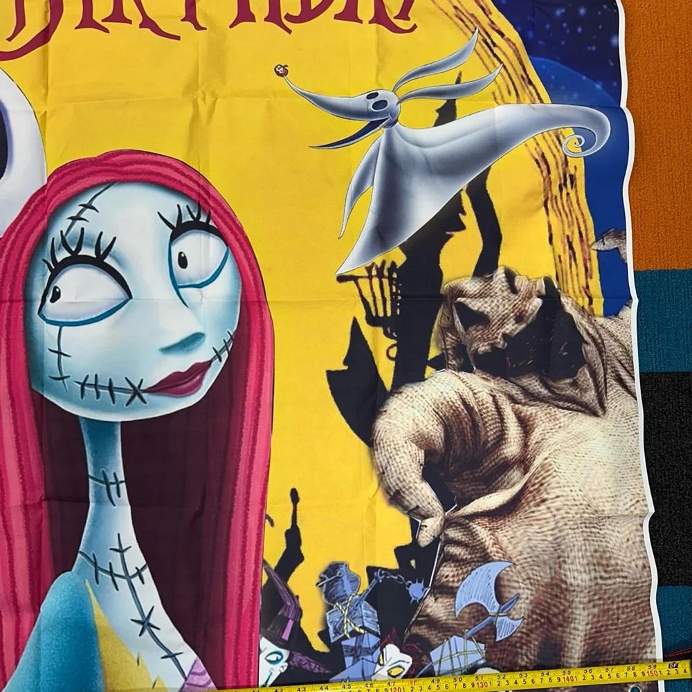The Nightmare Before Christmas Happy Birthday Backdrop Party Large Disney